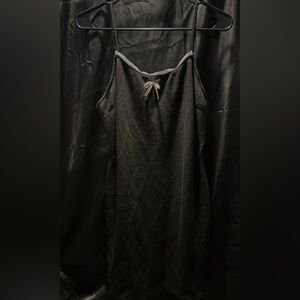 Black fitted dress